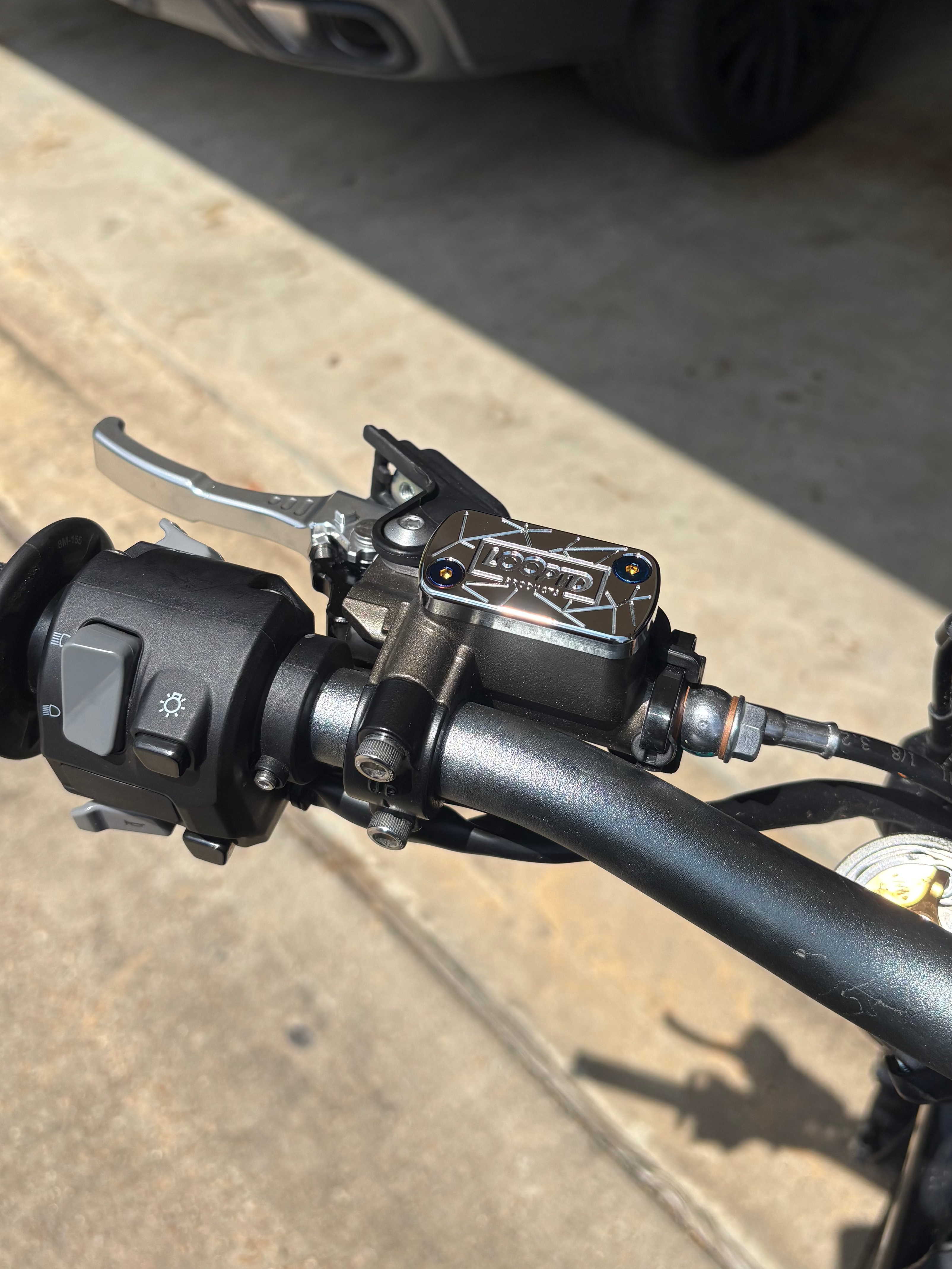 Sur-Ron Ultra Bee Brake Reservoir Cap ( Raw & Chrome )